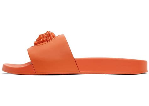 orange versace slides|versace slides for women.